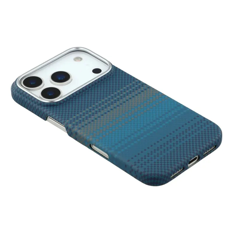 Husa pentru iPhone 17 Pro Daden® din fibra de aramida/Kevlar, Aramid PTK, MagSafe Integrat, Protectie Antisoc, Camera Ultra Safe, Stripe Moonrise, Multicolor Husa pentru iPhone 17 Pro Daden® din fibra de aramida/Kevlar, Aramid PTK, MagSafe Integrat, Protectie Antisoc, Camera Ultra Safe, Stripe Moonrise, Multicolor - imagine 9