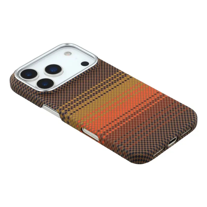 Husa pentru iPhone 17 Pro Max Daden® din fibra de aramida/Kevlar, Aramid PTK, MagSafe Integrat, Protectie Antisoc, Camera Ultra Safe, Stripe Sunset, Portocaliu Husa pentru iPhone 17 Pro Max Daden® din fibra de aramida/Kevlar, Aramid PTK, MagSafe Integrat, Protectie Antisoc, Camera Ultra Safe, Stripe Sunset, Portocaliu - imagine 9
