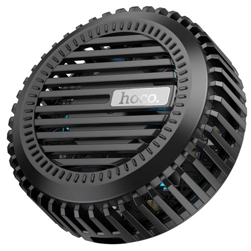 Incarcator Wireless cu ventilator Hoco CW57 pentru telefoane si Apple Airpods, Qi Charging, Incarcare rapida 15W, Negru
