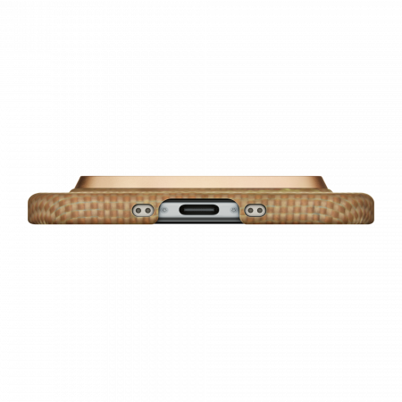 Husa pentru iPhone 17 Air Pitaka Edge, MagEZ 7, Aramida 600D, Glints of Gold, Lucid Blue, PitaTap™, MagSafe, Ultra Slim Husa pentru iPhone 17 Air Pitaka Edge, MagEZ 7, Aramida 600D, Glints of Gold, Lucid Blue, PitaTap™, MagSafe, Ultra Slim - imagine 5