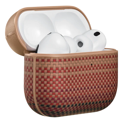 Carcasa pentru AirPods Pro 3 Pitaka MagEZ, Fibra de Aramida, Sunset