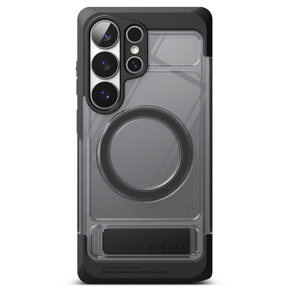 Husa Samsung S26 Ultra Ringke UX Magnetic, Incarcare wireless, Calitate Premium, Antisoc, Stativ incorporat, Fumuriu Husa Samsung S26 Ultra Ringke UX Magnetic, Incarcare wireless, Calitate Premium, Antisoc, Stativ incorporat, Fumuriu - imagine 2