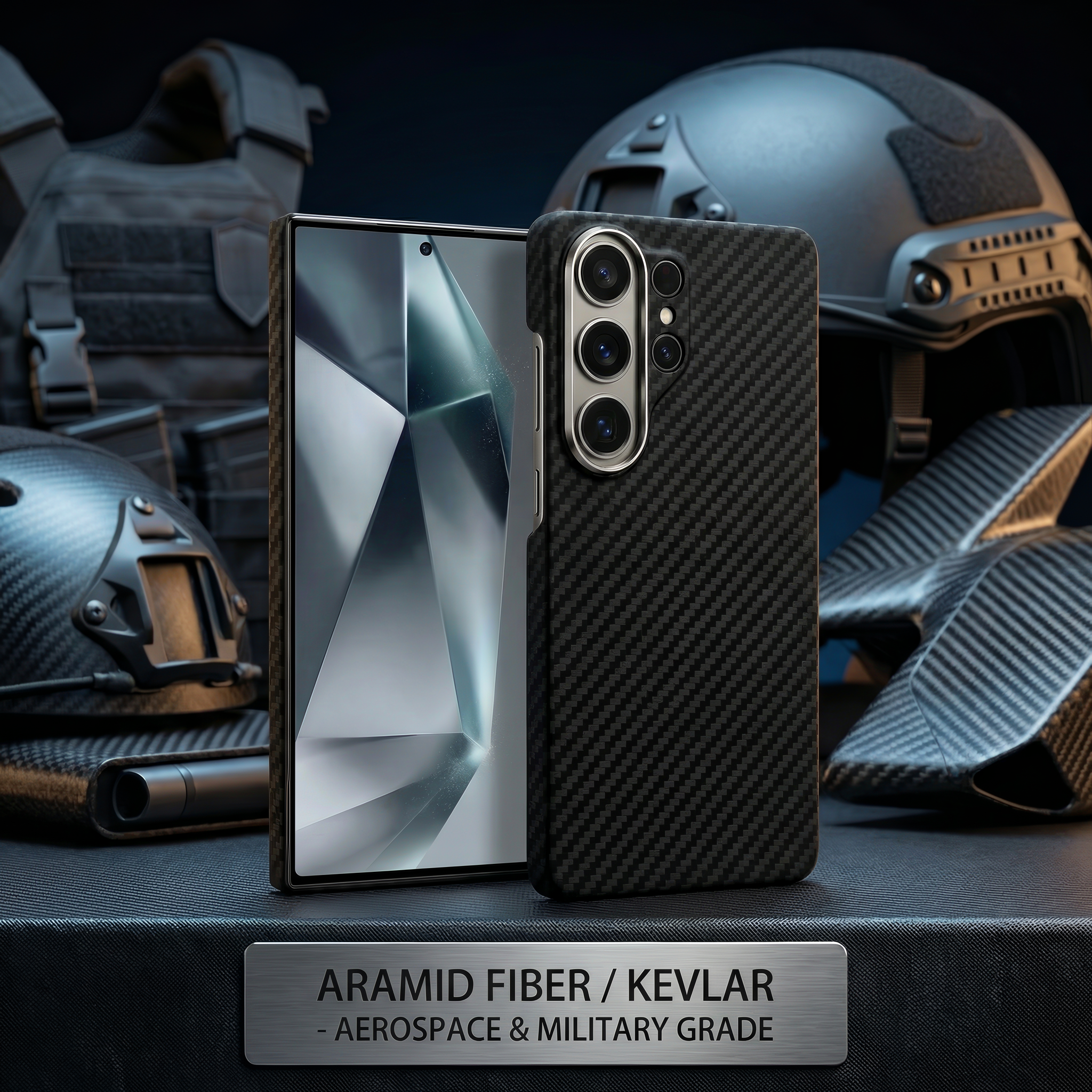 Husa Samsung S26 Ultra din fibra de aramida/kevlar, MagSafe, Protectie Impotriva socurilor, Protectie Camera, Negru Husa Samsung S26 Ultra din fibra de aramida/kevlar, MagSafe, Protectie Impotriva socurilor, Protectie Camera, Negru - imagine 7