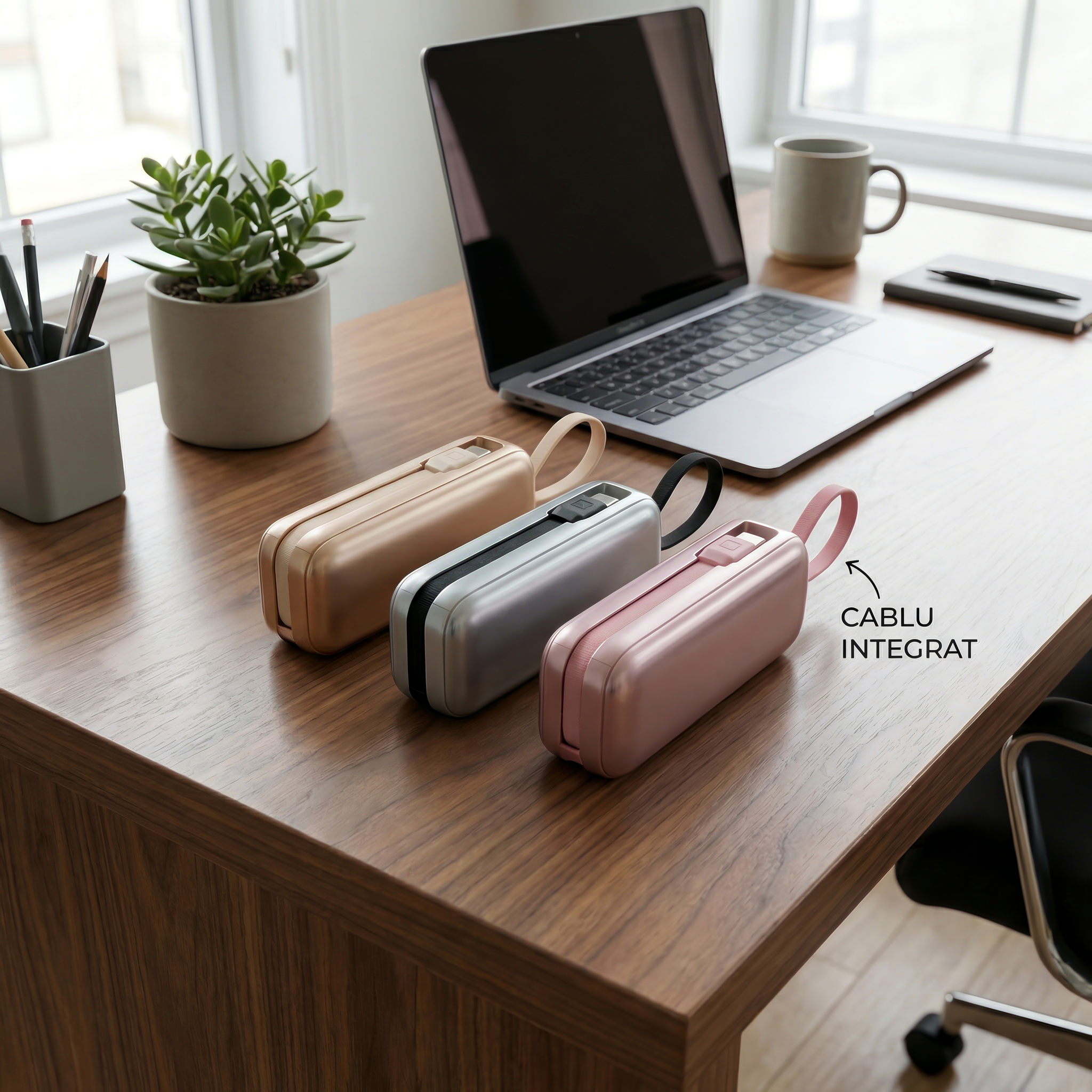 Baterie Externa UltraPortabila Daden 10.000mAh, Power Bank Portabil, Cabluri Integrate, Incarcare Rapida 22.5W, Display LED, Compatibil Apple, Samsung, Universal, Type-C, Lightning, USB-A, Roz Baterie Externa UltraPortabila Daden 10.000mAh, Power Bank Portabil, Cabluri Integrate, Incarcare Rapida 22.5W, Display LED, Compatibil Apple, Samsung, Universal, Type-C, Lightning, USB-A, Roz - imagine 5