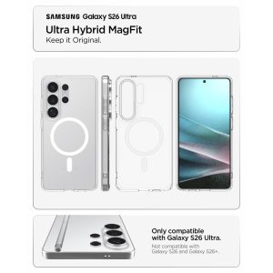 Husa pentru Samsung Galaxy S26 Ultra, Spigen Ultra Hybrid MagSafe, Calitate Premium, Transparent 2954767