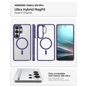 Husa pentru Samsung Galaxy S26 Ultra, Spigen Ultra Hybrid MagSafe, Calitate Premium, Mov 2954809