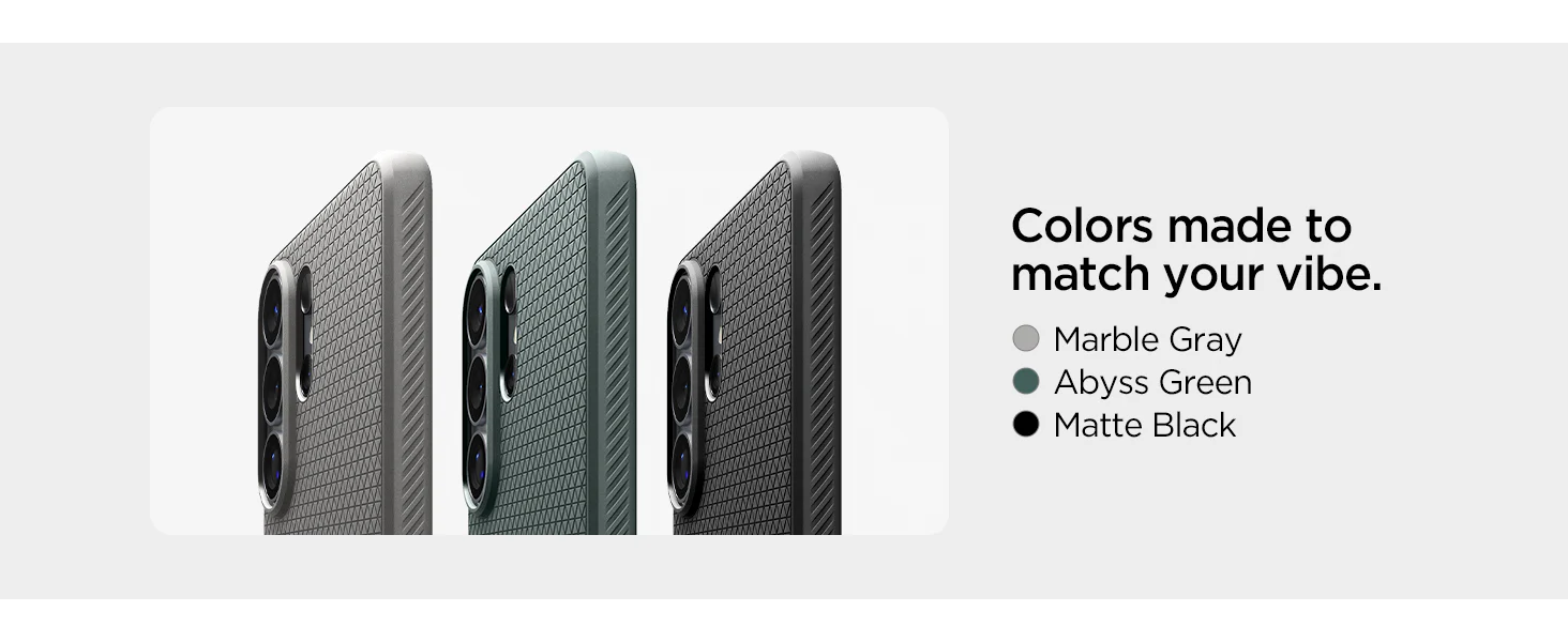 Husa Samsung Galaxy S26 Ultra Spigen Liquid Air MagFit, Compatibila MagSafe, Protectie Militara, Anti Soc, Slim, Grip Antiderapant, Carcasa Telefon Premium, Abyss Green, Verde