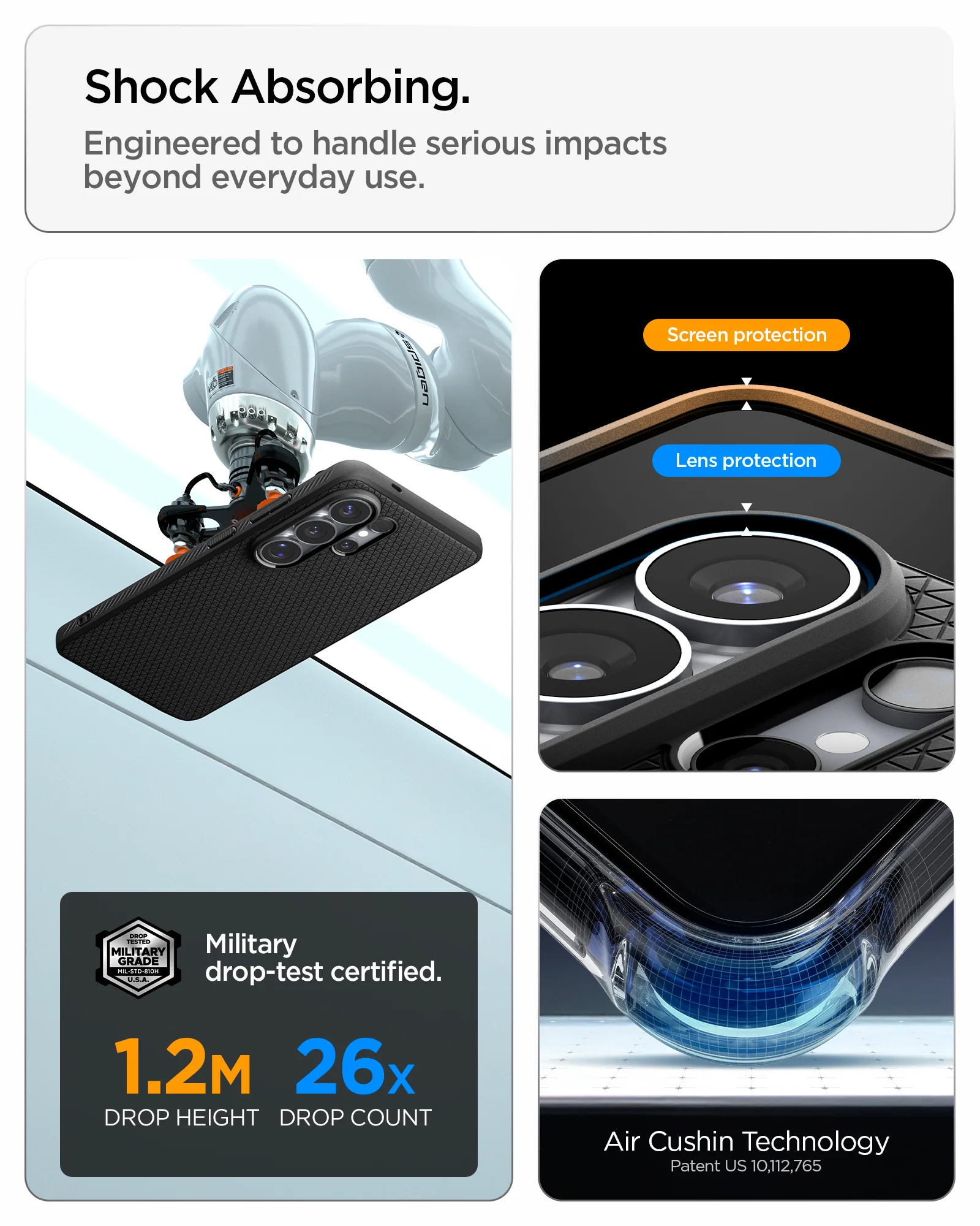 Husa Samsung Galaxy S26 Ultra Spigen Liquid Air MagFit, Compatibila MagSafe, Protectie Militara, Anti Soc, Slim, Grip Antiderapant, Carcasa Telefon Premium, Abyss Green, Verde