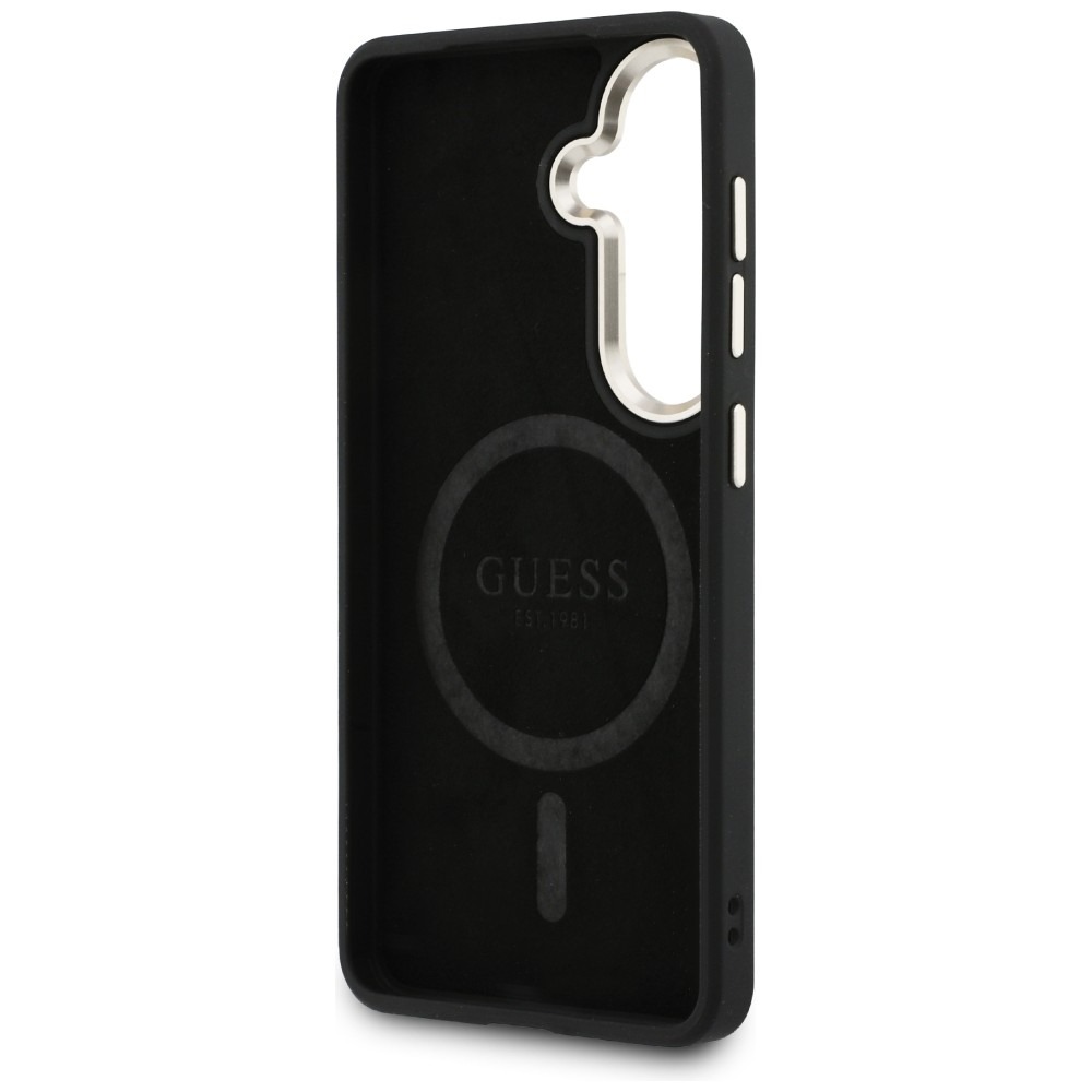 Husa pentru Samsung Galaxy S26 Guess 4G Embossed Ring MagSafe, Incarcare wireless, Protectie ridicata, Calitate premium, Maro Husa pentru Samsung Galaxy S26 Guess 4G Embossed Ring MagSafe, Incarcare wireless, Protectie ridicata, Calitate premium, Maro - imagine 4
