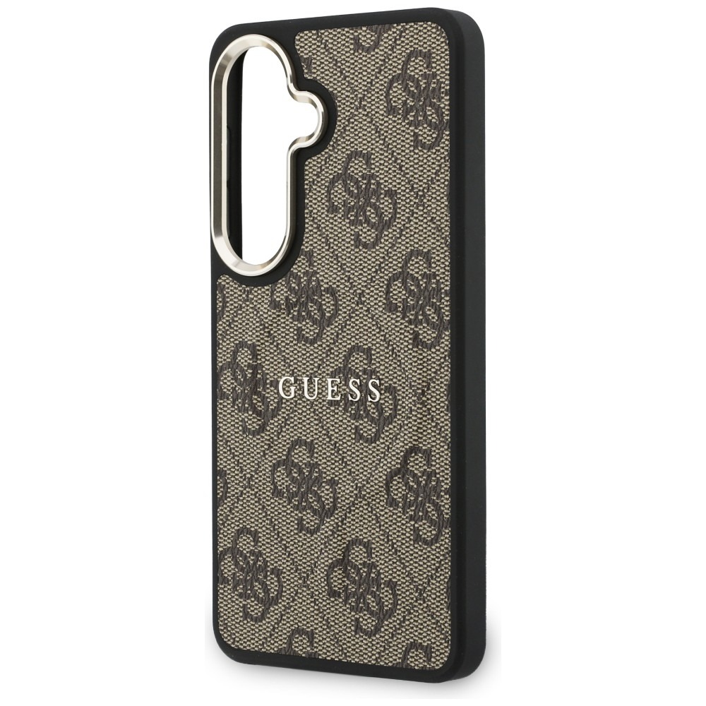 Husa pentru Samsung Galaxy S26 Guess 4G Embossed Ring MagSafe, Incarcare wireless, Protectie ridicata, Calitate premium, Maro Husa pentru Samsung Galaxy S26 Guess 4G Embossed Ring MagSafe, Incarcare wireless, Protectie ridicata, Calitate premium, Maro - imagine 2