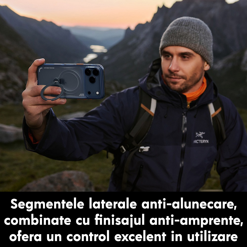 Husa pentru Samsung Galaxy S26 Ultra Torras Ostand Spin Air Series, Incarcare wireless, Inel rotativ, Calitate premium, Glacier Green Husa pentru Samsung Galaxy S26 Ultra Torras Ostand Spin Air Series, Incarcare wireless, Inel rotativ, Calitate premium, Glacier Green - imagine 13