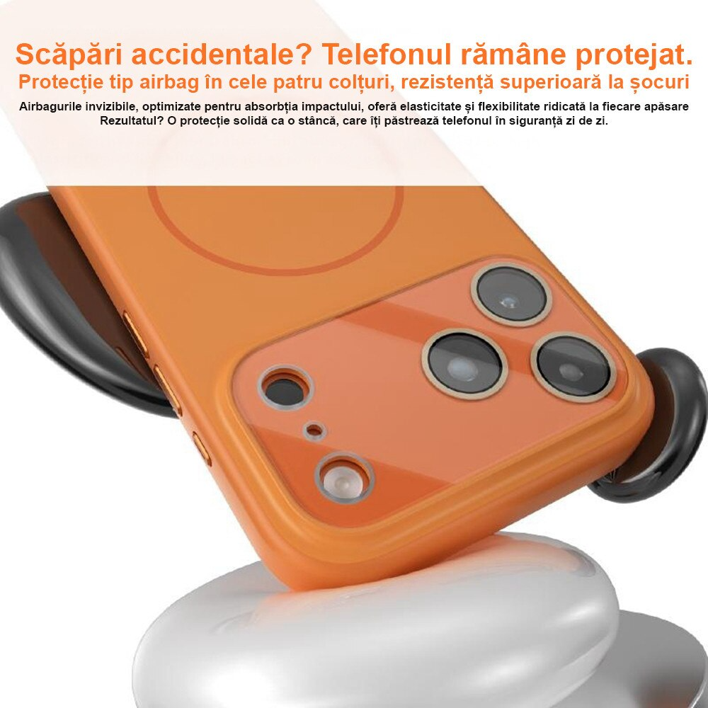 Husa pentru iPhone 14 Pro MagConverse, MagSafe, Incarcare Wireless, Protectie Camera, Design Slim Mat, Alb Husa pentru iPhone 14 Pro MagConverse, MagSafe, Incarcare Wireless, Protectie Camera, Design Slim Mat, Alb - imagine 4