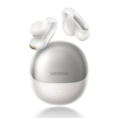 Casti wireless Ugreen HiTune S5 True WS210, In-Ear, Bluetooth, True Wireless, Rezistente la stropi si transpiratie, Autonomie totala pana la 24 ore, Alb