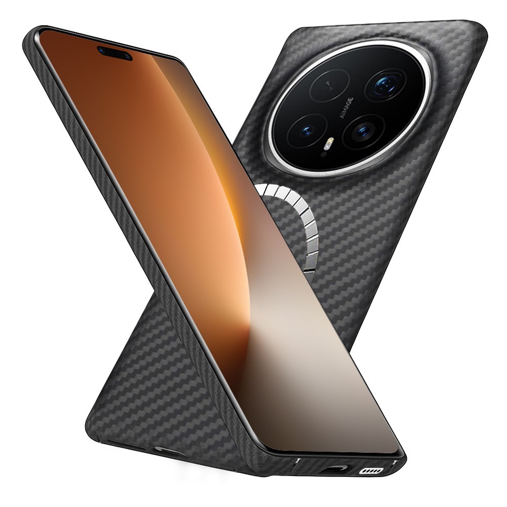 Husa din fibra de aramida/Kevlar pentru Honor Magic 8 Pro Daden®, MagSafe Integrat, Protectie Antisoc, Camera Ultra Safe, Negru Husa din fibra de aramida/Kevlar pentru Honor Magic 8 Pro Daden®, MagSafe Integrat, Protectie Antisoc, Camera Ultra Safe, Negru - imagine 3