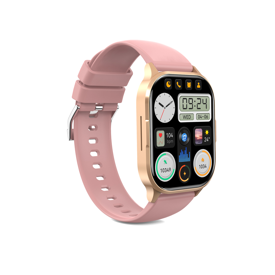 Ceas Smartwatch J10, Ecran 2.04", Bluetooth 5.3, Functie apel, Control muzica, Monitorizare sport, Autonomie extinsa, Masurare nivel de oxigen, Prognoza meteo, Curea silicon, Roz Ceas Smartwatch J10, Ecran 2.04", Bluetooth 5.3, Functie apel, Control muzica, Monitorizare sport, Autonomie extinsa, Masurare nivel de oxigen, Prognoza meteo, Curea silicon, Roz - imagine 2