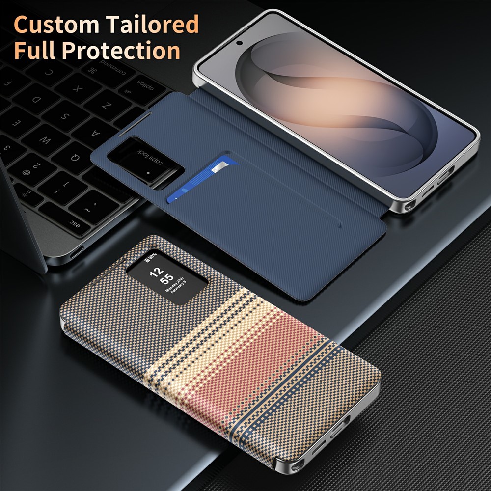 Husa Samsung Galaxy S25 Ultra Smart Gradient Wallet, Raspuns apel fara deschidere, Protectie 360°, Inchidere Magnetica, Protectie Camera, Protectie Sporita, Sunset, Maro Husa Samsung Galaxy S25 Ultra Smart Gradient Wallet, Raspuns apel fara deschidere, Protectie 360°, Inchidere Magnetica, Protectie Camera, Protectie Sporita, Sunset, Maro - imagine 3