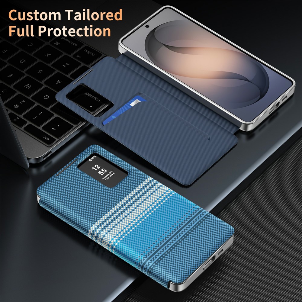 Husa Samsung Galaxy A57 Smart Gradient Wallet, Raspuns apel fara deschidere, Protectie 360°, Inchidere Magnetica, Protectie Camera, Protectie Sporita, Moonrise, Albastru Husa Samsung Galaxy A57 Smart Gradient Wallet, Raspuns apel fara deschidere, Protectie 360°, Inchidere Magnetica, Protectie Camera, Protectie Sporita, Moonrise, Albastru - imagine 3