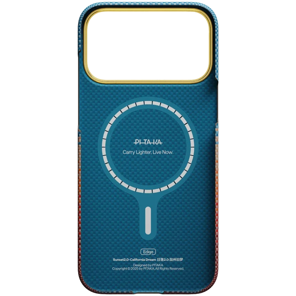 Husa Pitaka iPhone 17 Pro, Edge Case, 03* Neon Pulse, California Dream, MagSafe, Ultra Slim Husa Pitaka iPhone 17 Pro, Edge Case, 03* Neon Pulse, California Dream, MagSafe, Ultra Slim - imagine 2